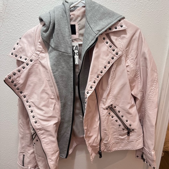 Coalition LA Double Zip Hooded Long Sleeve Jacket